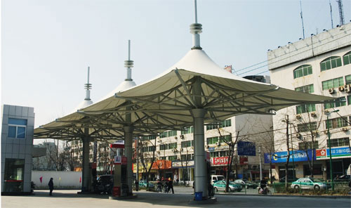 火车站膜结构